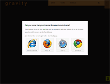 Tablet Screenshot of gravitypartnership.com